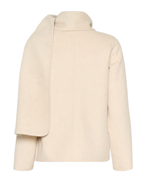 InWear Haizley Scarf Coat Ecru