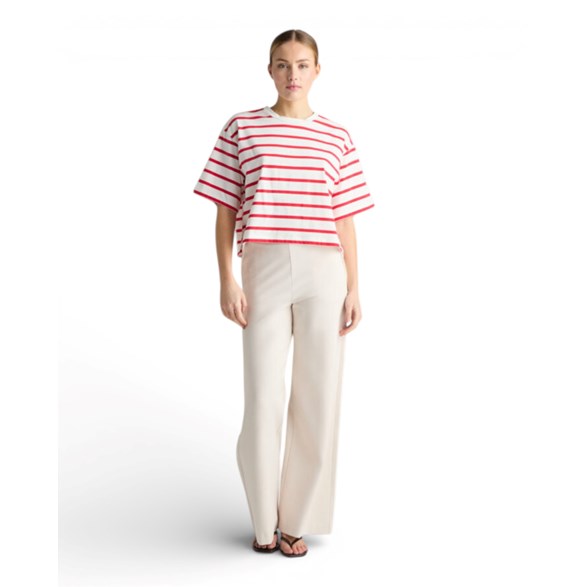 Residus Tibi Tee Rasberry Stripe