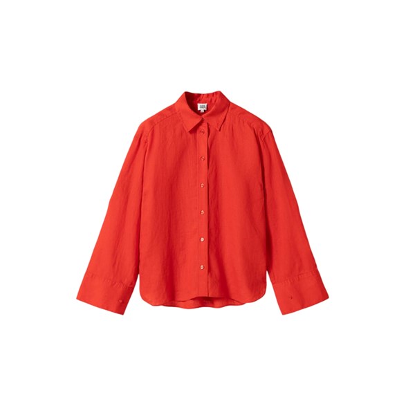 Twist & Tango Evianna Linen Shirt Poppy Red