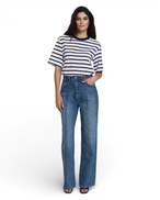 Twist & Tango Chelsey Tee Navy/White Stripe