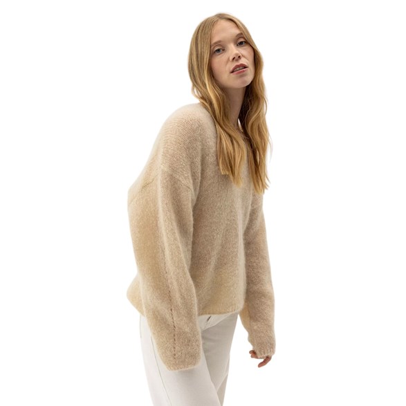Holebrook Lilian V-Neck Sand