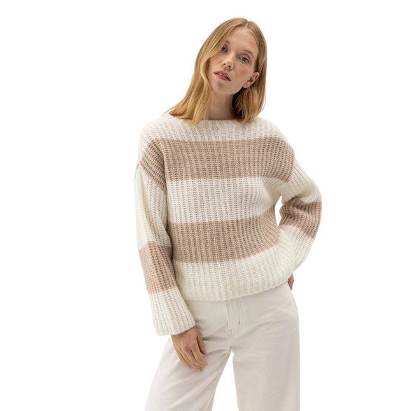 Holebrook Cajsa Sweater Off White/Warm Sand