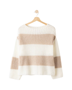 Holebrook Cajsa Sweater Off White/Warm Sand