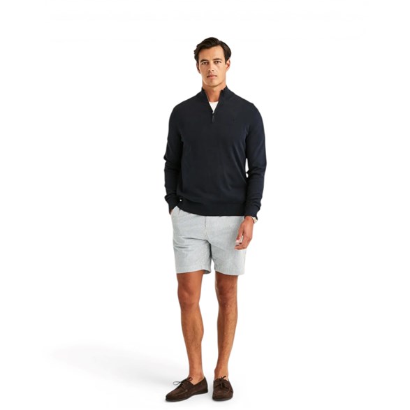Morris Riley Half Zip Old Blue