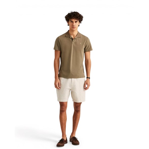 Morris Dylan Pique Shirt Olive