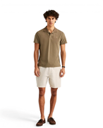 Morris Dylan Pique Shirt Olive