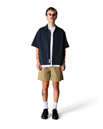 Woodbird Wang Shiko Shirt Dark Navy