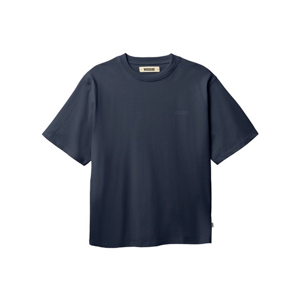 Woodbird Baine Base Tee Navy