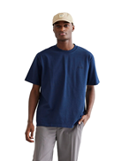 Woodbird Baine Base Tee Navy