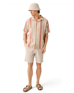 KnowledgeCotton Apparel Ash Waffle Shorts Light Feather Grey