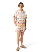 KnowledgeCotton Apparel Relaxed Print Ss Shirt Aop Print