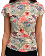 Rodebjer Otta Ducharne Top Coral Multi
