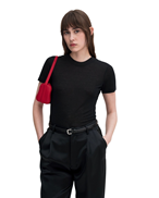 Filippa K Lyocell Cashmere Tee Black
