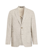 Oscar Jacobson Ferry Soft Patch Blazer Almond Beige