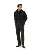 Oscar Jacobson Safari Shirt Jacket Navy