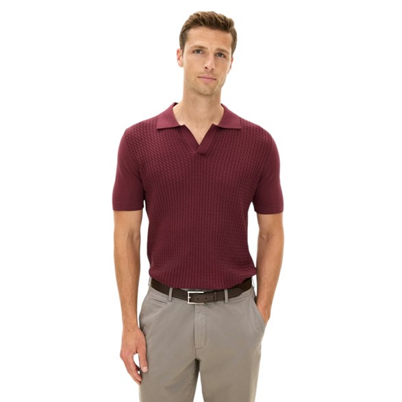Oscar Jacobson Alf Poloshirt Port Red