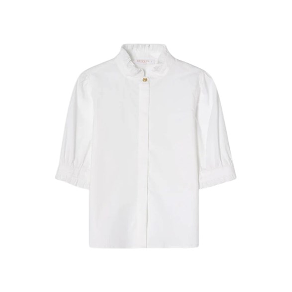 Busnel Mica Poplin Blouse White