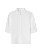Busnel Mica Poplin Blouse White