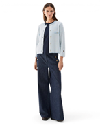 Busnel Elle Jacket Pepita Ice Blue