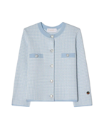 Busnel Elle Jacket Pepita Ice Blue