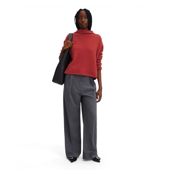 Filippa K Mika Yak Funnelneck Sweater Red Currant