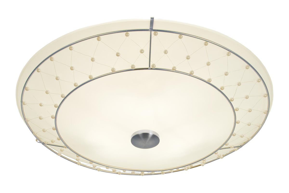 Aneta Lighting Prinsess Plafond Vit/Satin 50cm