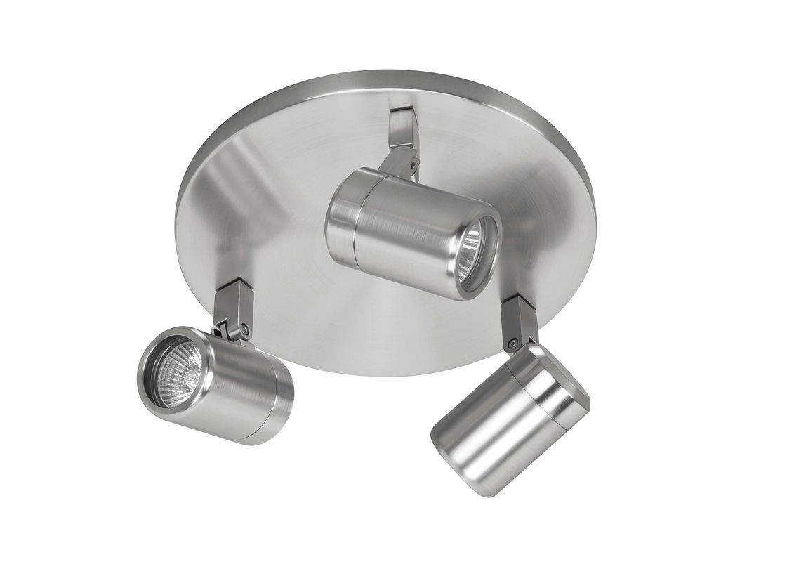 Ah Belysning T764 Fårö Takspotlight 3:A Nickel Ip44