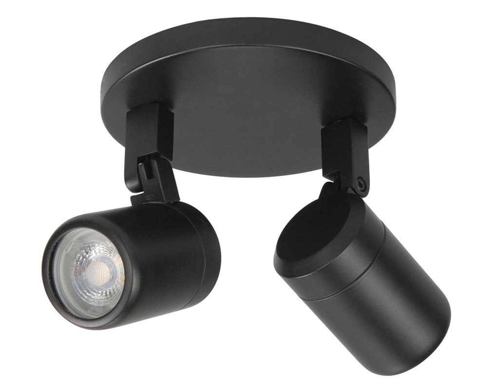 Ah Belysning T763 Fårö Takspotlight 2:A Svart Ip44
