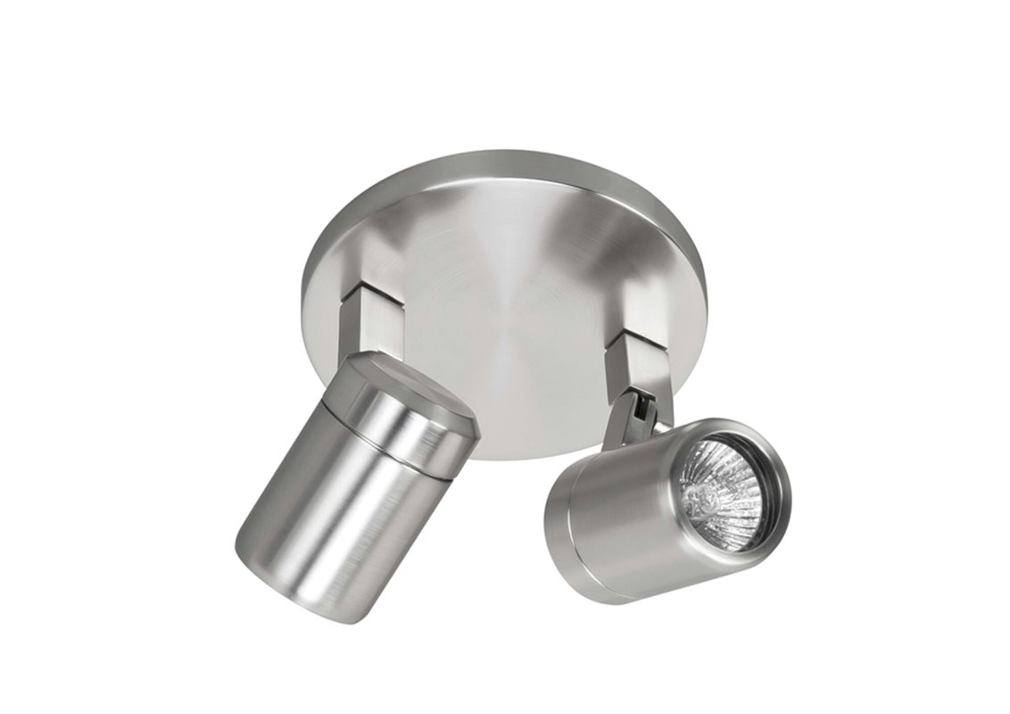 Ah Belysning T763 Fårö Takspotlight 2:A Nickel Ip44