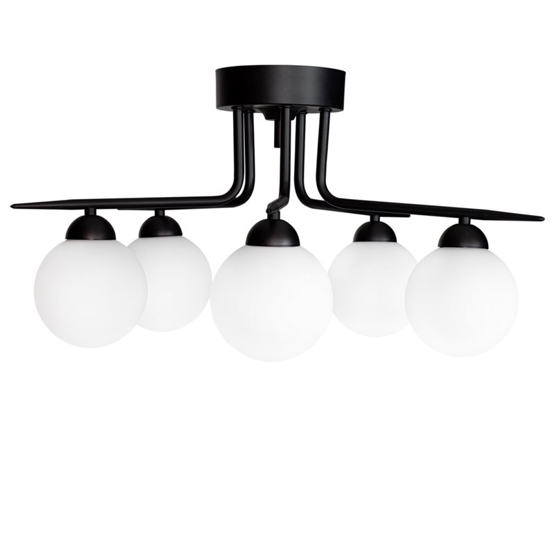 By Rydéns Punto Plafond 5-L Mattsvart