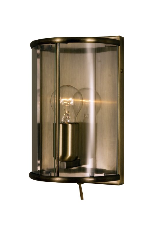 Aneta Lighting Budgie väggplafond antik-klarglas