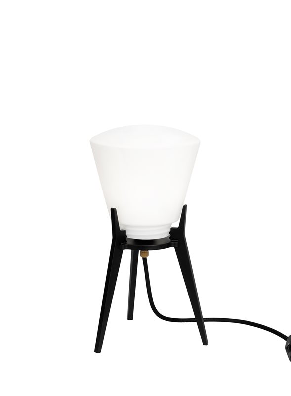 Konsthantverk Kh #100 Bordslampa Hög Svart Opal