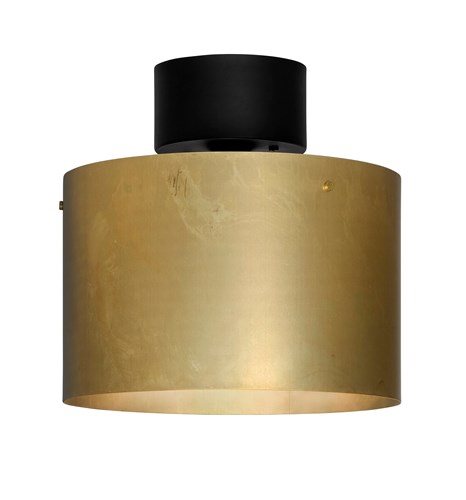Konsthantverk Svep Plafond 24 cm IP44, Råmässing