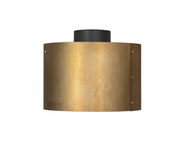 Konsthantverk Svep Plafond IP44 Råmässing 38Cm