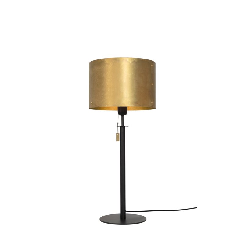 Konsthantverk Svep Bordslampa Svart/Råmässing