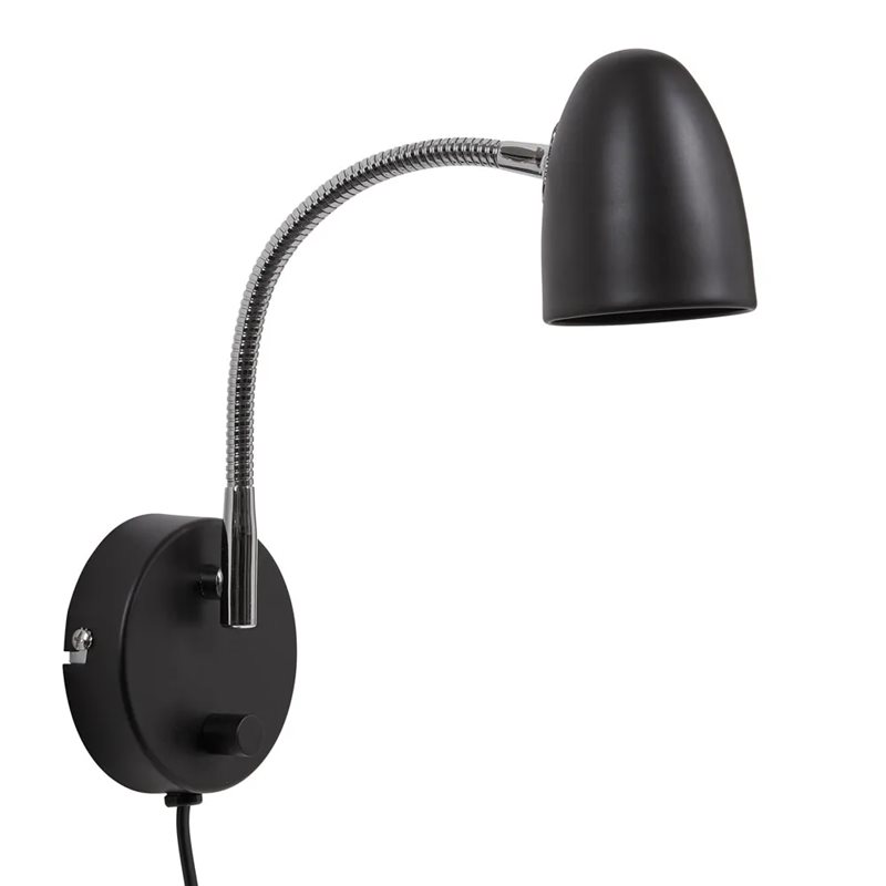Ah Belysning V838 Koster Vägglampa Svart Med Dimmer