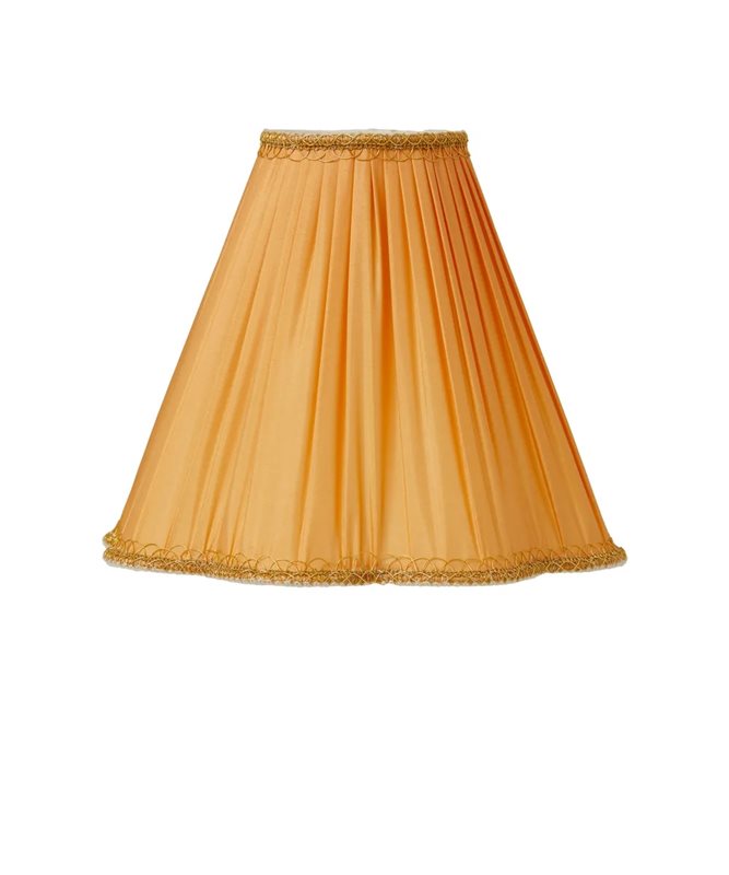 Ah Belysning Kurtan G23 Läslampskärm Plisserad, Guld Toppring E27