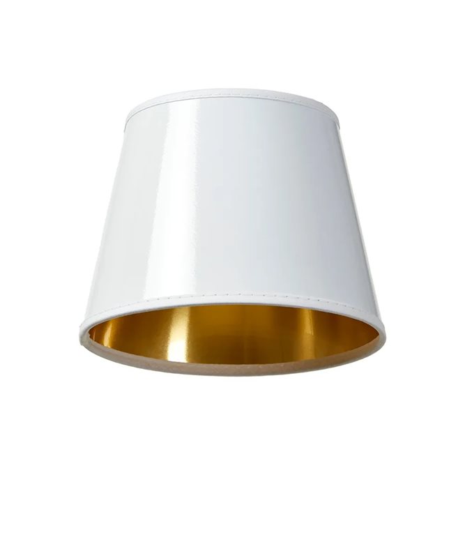 Ah Belysning Sk900 Dahlia Lampskärm Vit/Guld Klo E14 20Cm