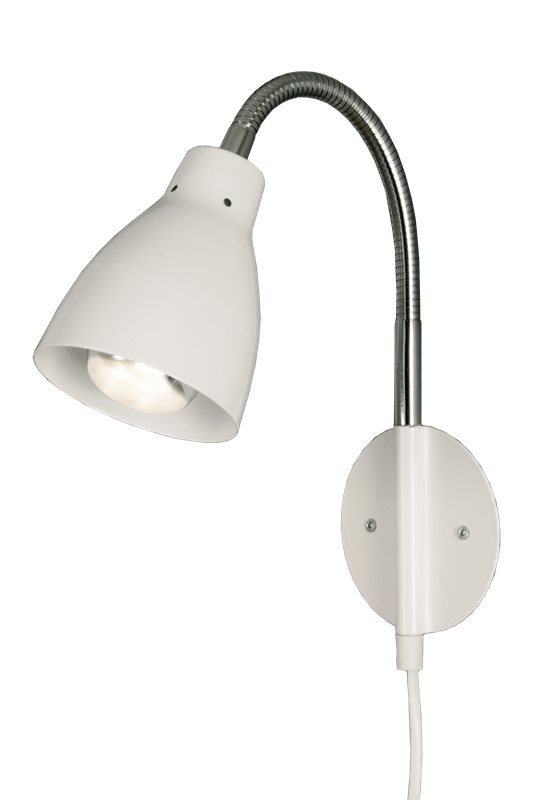 Aneta Lighting Sarek väggläslampa vit