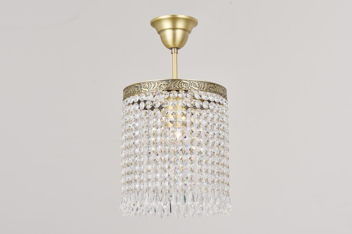 Norrsken Design Nicolas Kristallplafond 20Cm, Antikmässing