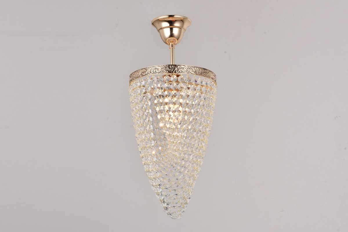 Norrsken Design Sofia Kristallplafond 20Cm, Fransk-Guld