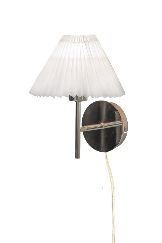 Aneta Lighting Ester Vägglampett Silver Exkl. Skärm