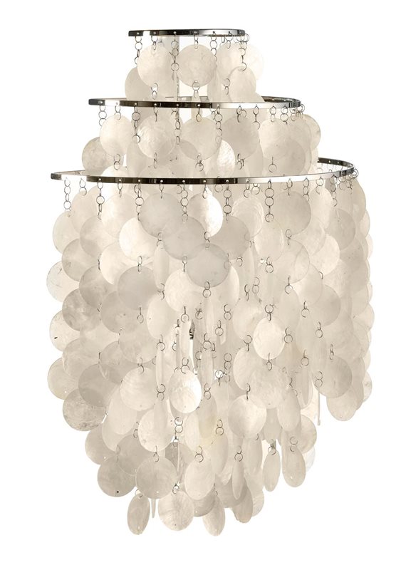 Verpan Fun 1 Wm Vägglampa Mother Of Pearls Krom