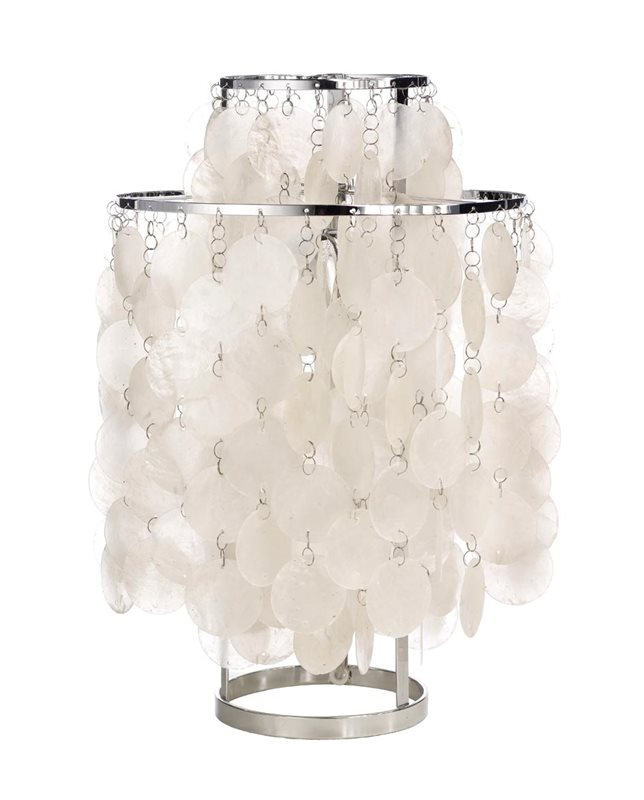 Verpan Fun 2 Tm Bordslampa Mother Of Pearls Krom