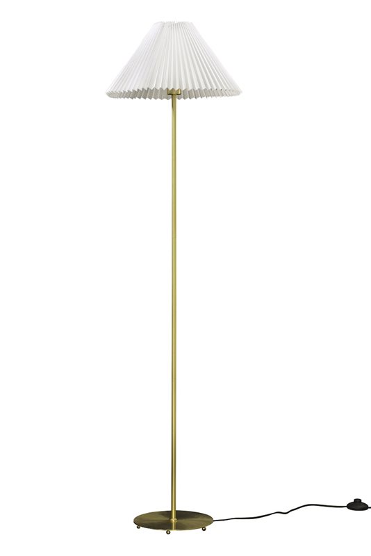 Aneta Lighting Ester Golvlampa Mässing Exklusive Skärm