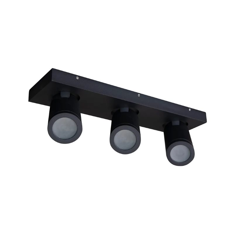 Ah Belysning Torsö V982 Väggspot/Takspot svart IP44