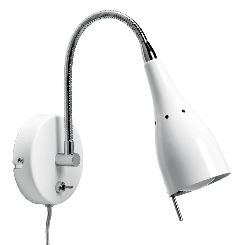 Ah Belysning V470 Tanum vit väggläslampa enkel