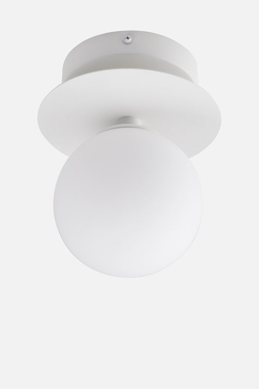 Globen Lighting Art Deco 24 Väggplafond/Takplafond Ip44 Vit