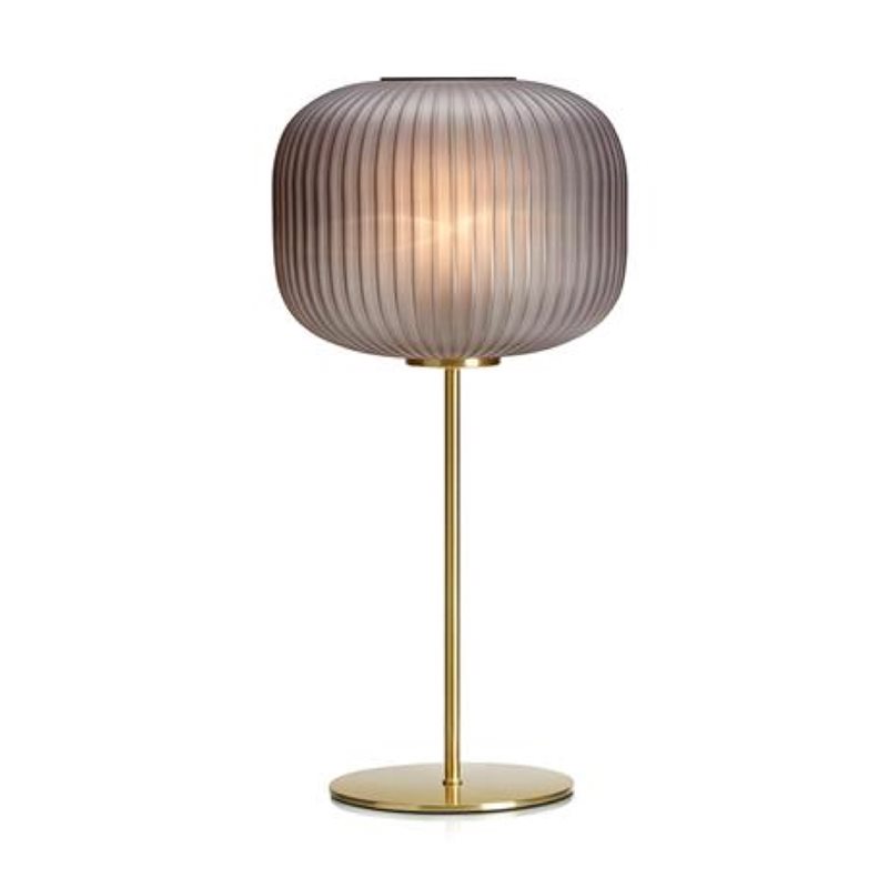 Markslöjd Sober Bordslampa 25cm, Borstad mässing/rökfärgad