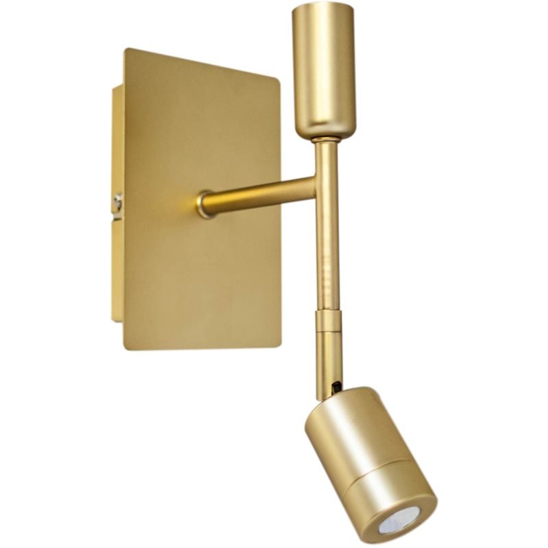 By Rydéns Ohio Vägglampa Matt Mässing Exkl. Skärm Utgått